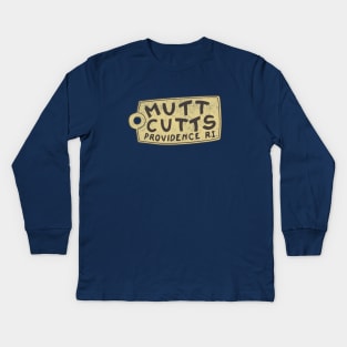 Mutt Cutts - vintage logo Kids Long Sleeve T-Shirt